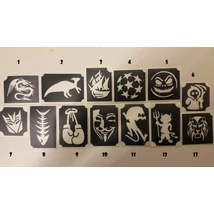 Csillámtetoválás sablon - S-Sport.ro