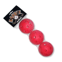 Set de mingi de competiție Floorball, roșu ACITO - S-Sport.ro