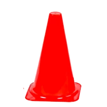 Con flexibil închis, 23 cm, roșu S-SPORT