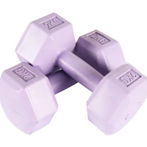 S-SPORT ganteră de mână din PVC, hexagonală 2x2 kg - S-Sport.ro