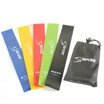 S-SPORT Set de benzi de cauciuc de întărire (rezistență), mini-bandă 5 buc. - S-Sport.ro