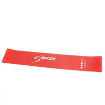 S-SPORT Mini Band Bandă Elastic de întărire, roșu, mediu - S-Sport.ro