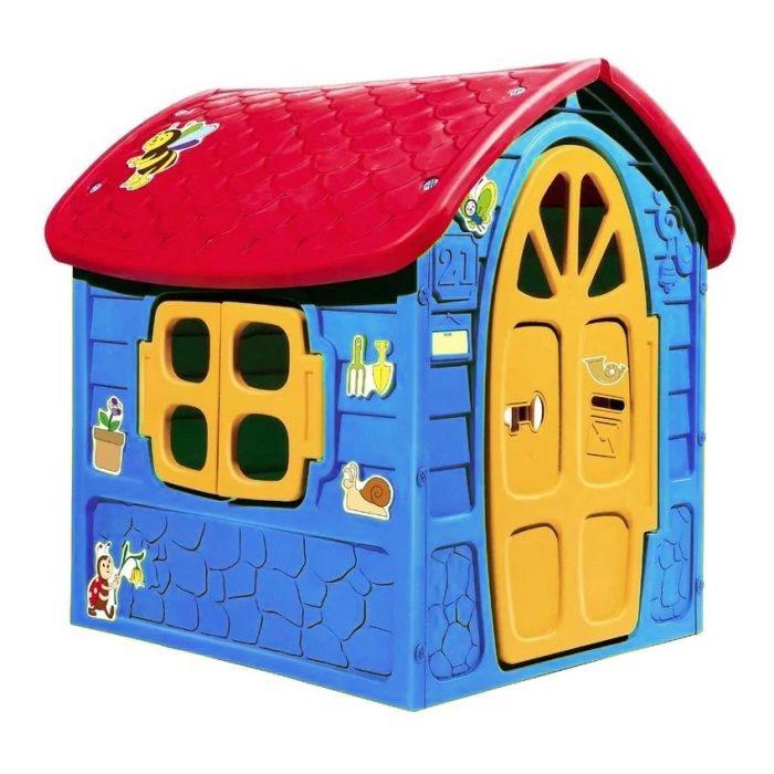 Căsuță de joacă pentru grădină, albastru DOREX