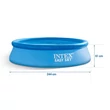 Imagine 2/2 - Intex Easy splash pool set 244x61 cm cu spinner - 28108 - S-Sport.ro