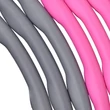 Imagine 4/7 - Masaj hula hoop, 100 cm SPRINGOS PINK - S-Sport.ro