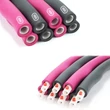 Imagine 7/7 - Masaj hula hoop, 100 cm SPRINGOS PINK - S-Sport.ro