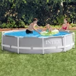 Imagine 1/7 - Set pentru piscină cu cadru metalic 305x76 cm INTEX PRISM FRAME POOL 26702 - S-Sport.ro