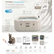 Imagine 3/9 - Cadă cu hidromasaj, pentru 6 persoane Jacuzzi Mobil PureSpa Chevron Deluxe INTEX 28472 - S-Sport.ro