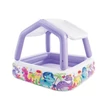 Imagine 3/4 - Piscină cu acoperiș solar, violetă INTEX 57470 - S-Sport.ro