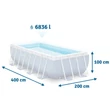 Imagine 4/5 - Fémvázas medence szett 400×200×100 CM INTEX PRISM FRAME 26776-Sportsarok