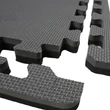 Imagine 1/2 - Margine 100x100x2cm puzzle pentru tatami LEE, gri-negru - S-Sport.ro