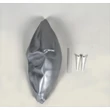 Imagine 2/3 - S-SPORT Over ball (minge moale, minge de pilates) 25 cm, argintiu - S-Sport.ro