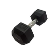 Imagine 3/3 - S-SPORT ganteră de mână hexagonală din cauciuc, 10 kg - S-Sport.ro