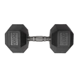 Imagine 2/3 - S-SPORT ganteră de mână hexagonală din cauciuc
