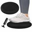 Imagine 1/8 - Pernă de masaj și echilibru (Dynair) - negru SPRINGOS - S-Sport.ro