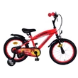 Imagine 1/7 - Bicicletă pentru copii Volare Disney Mașini, 16 inch, cu sistem dublu de frânare-S-Sport.ro