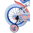 Imagine 2/7 - Bicicletă copii Volare Disney Stitch, 14 inch, cu două sisteme de frânare-S-Sport.ro