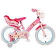 Imagine 1/10 - Bicicletă pentru copii Volare Disney Princesses, 16 inch, cu două sisteme de frânare-S-Sport.ro