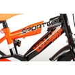 Imagine 6/9 - Bicicleta pentru copii Volare Sportivo portocaliu/negru, 14&quot;, 95% asamblat - S-Sport.ro
