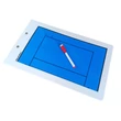 Imagine 2/2 - Tablă tactică cu două fețe pentru volei, 40x24 cm WINART - S-sport.ro