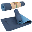 Imagine 1/5 - Covoraș gros de yoga/fitness Springos - Albastru marin-albastru deschis - S-Sport.ro
