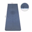 Imagine 3/5 - Covoraș gros de yoga/fitness Springos - Albastru marin-albastru deschis - S-Sport.ro