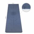 Imagine 3/5 - Covoraș gros de yoga/fitness Springos - Albastru marin-albastru deschis - S-Sport.ro