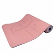 Imagine 7/7 - Covoraș gros de yoga/fitness Springos - Magenta albastru deschis-S-sport.ro