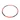S-SPORT hula hoop / ham pentru gât, 100 cm ROȘU - S-Sport.ro