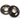 Disc de greutate cauciucat, 51 mm - 2x1,25 kg S-SPORT - S-Sport.ro