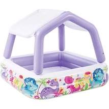 Piscină cu acoperiș solar, violet INTEX 57470