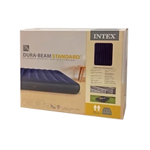 Pat gonflabil pentru două persoane 203x152x25 cm INTEX QUEEN DURA BEAM