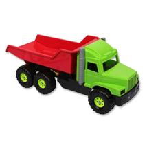 Camion basculant, 80 cm verde/roșu DOREX