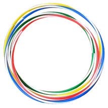 Cerc de gimnastică / cerc de hula hoop, plastic, 85 cm S-SPORT ECONOMY
