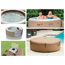 Masszázsmedence, 6 személyes Mobil Jacuzzi PureSpa Bubble by INTEX 28428 - S-Sport.ro