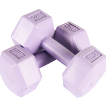 S-SPORT ganteră de mână din PVC, hexagonală 2x2 kg
