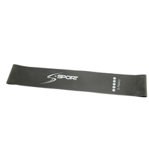 S-SPORT Mini Band Bandă Elastic de întărire, negru, extra puternic
