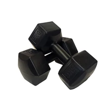 S-SPORT ganteră de mână din PVC, hexagonală 2x5 kg