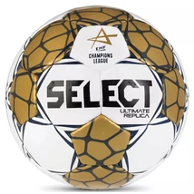 Minge de handbal Select Ultimate EHF Liga Campionilor Replica V24 alb/auriu mărimea 1