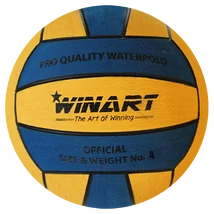 Polo pe apă, mărimea 4, albastru-galben WINART - S-Sport.ro