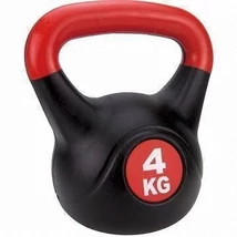 Kettlebell, plastic, 4 kg S-SPORT - S-Sport.ro