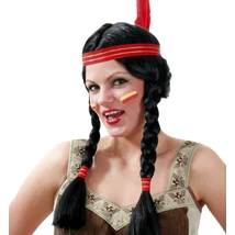 Peruca de fată indiană - CARNEVAL 35433 - S-Sport.ro