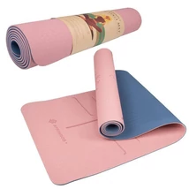Covoraș gros de yoga/fitness Springos - Magenta albastru deschis - S-Sport.ro