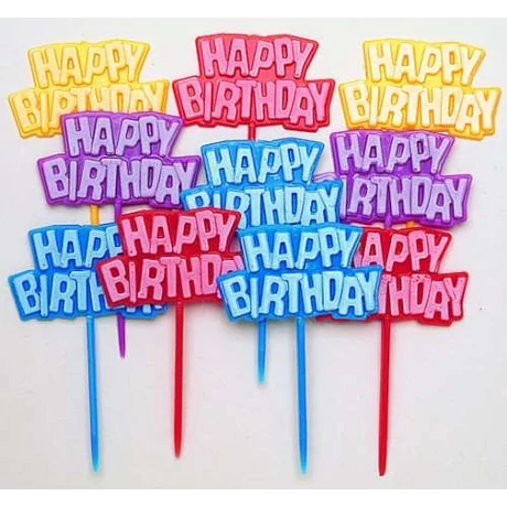Party pálca 7 cm - HAPPY BIRTHDAY - S-Sport.ro