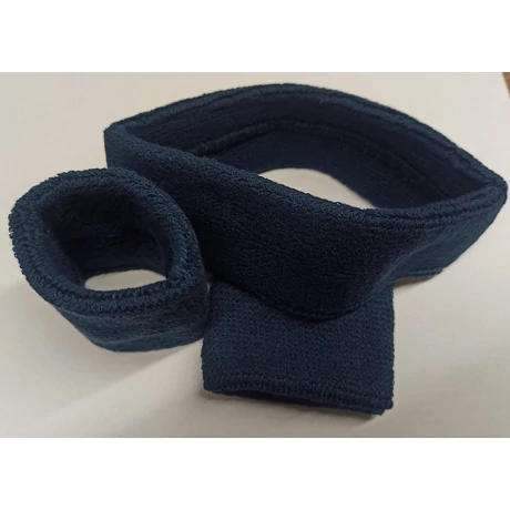 Cureaua pentru cap și încheietura mâinii, set albastru de 3 SPARTAN - S-Sport.ro