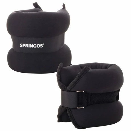 Greutate moale pentru piciorul de mână, 2×2,5 kg SPRINGOS - S-Sport.ro