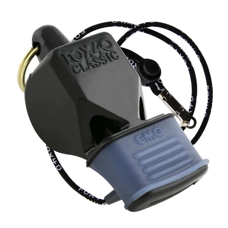 Fluier FOX 40 CMG II. negru (cu coardă de fluier) - S-Sport.ro