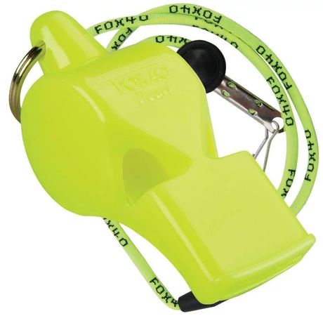 FOX 40 PEARL fluier + șnur galben neon - S-Sport