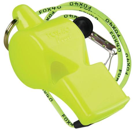 FOX 40 PEARL fluier + șnur galben neon - S-Sport