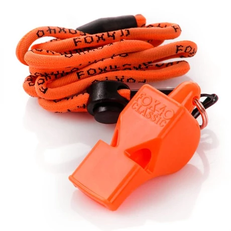 FOX 40 CLASSIC fluier + coardă Orange - S-Sport.ro